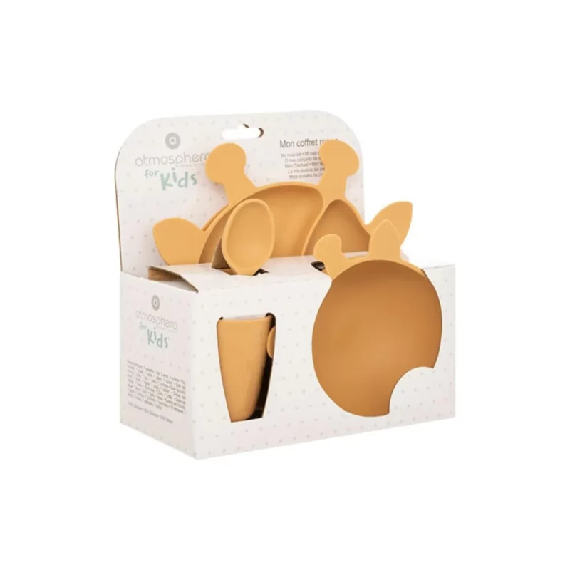 KIDS SILICONE MEAL SET GIRAFF