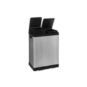 DUSTBIN RECY 2X30L INOX