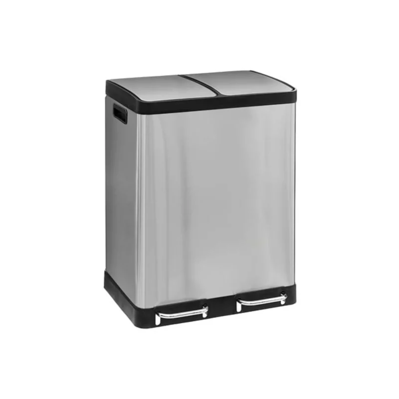 DUSTBIN RECY 2X30L INOX