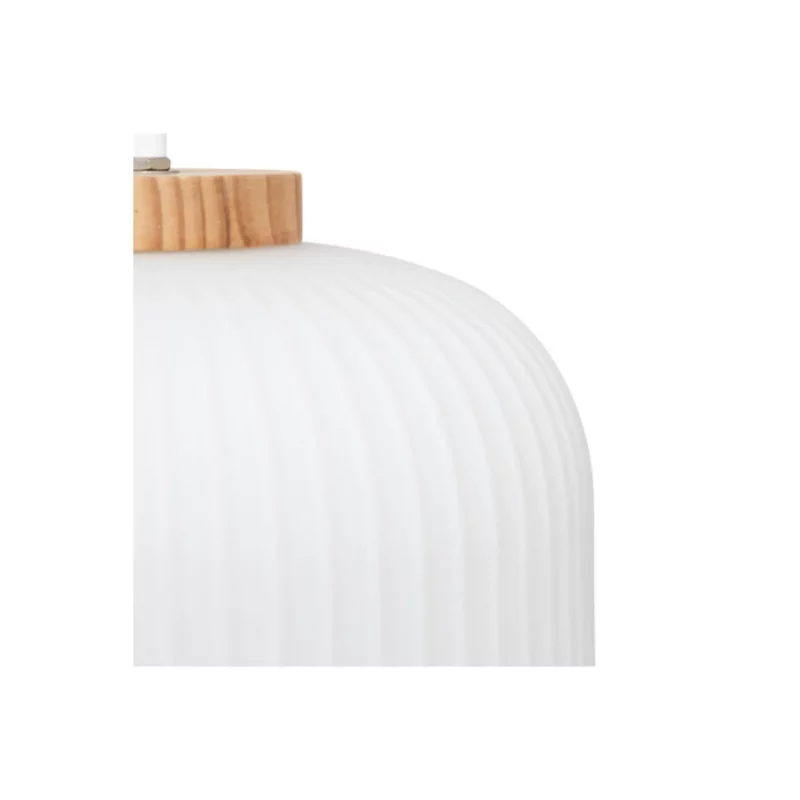 TRAVIS WHT GLASS PDNT LMP D25