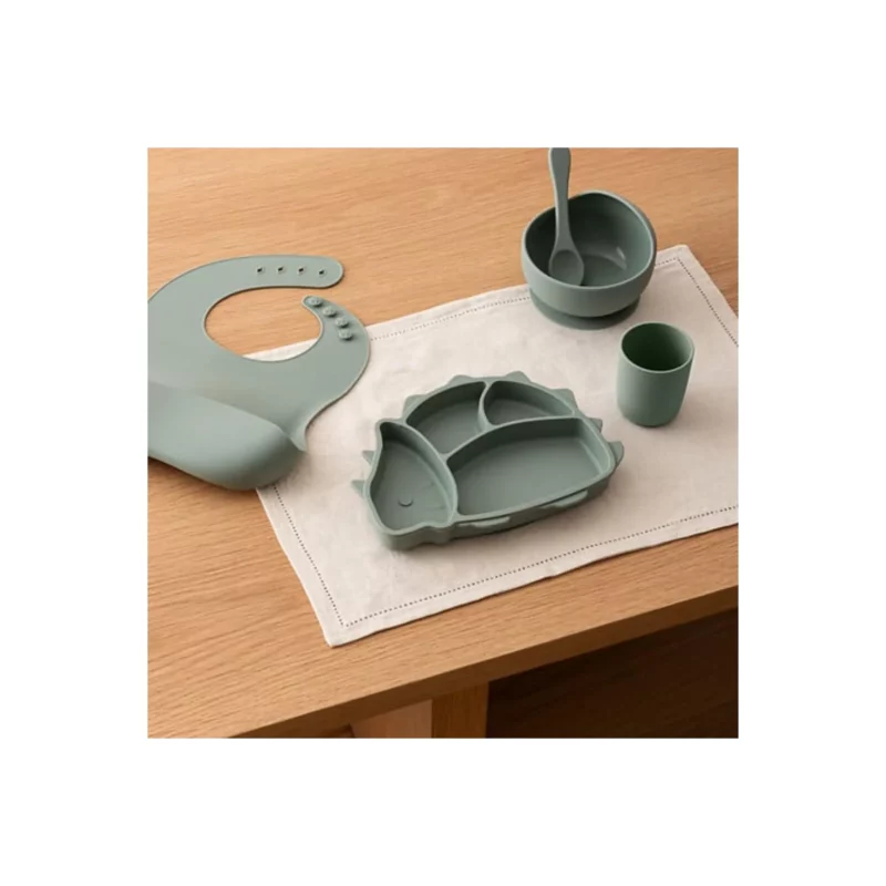 KIDS DINO SILICONE MEAL SET GR