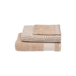 209044 LOT TOWEL COT DECO ARKI 400