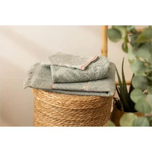 LOT TOWEL COT DECO WILD 400