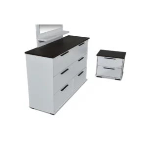 5.5FT BED SET-N.STND-DRSS-MIRR