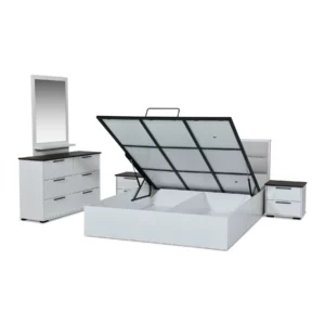 5.5FT BED SET-N.STND-DRSS-MIRR