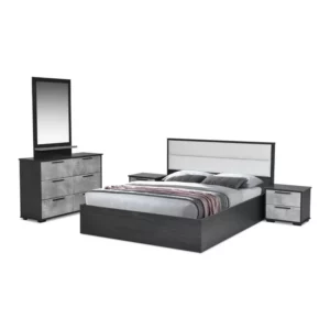 5FT BED SET-N.STND-DRSS-MIRR