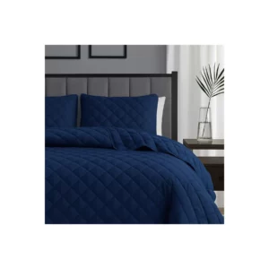 BEDSPREAD 260X240 DARK BLUE