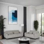 1307-3-2-BEIGE LIVA Sofa Set