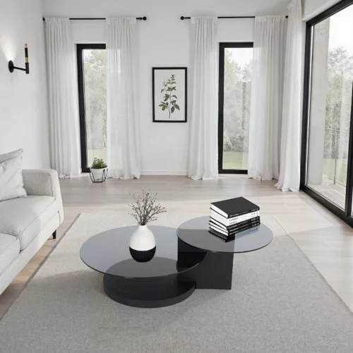 COFFEE TABLE HB23 BLACK OAK