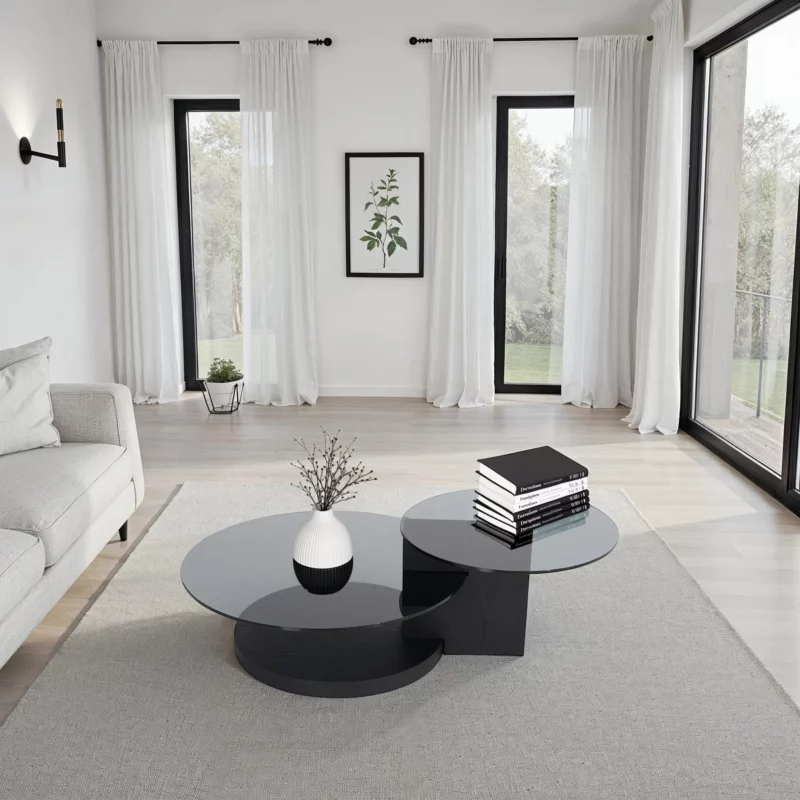 COFFEE TABLE HB23 BLACK OAK