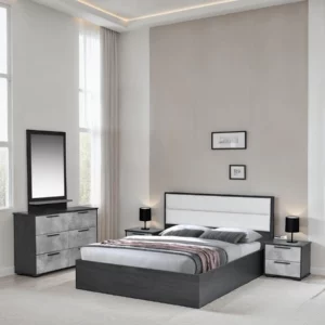 5FT BED SET-N.STND-DRSS-MIRR