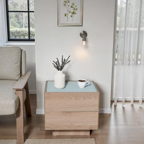 END TABLE NATURAL OAK 7055