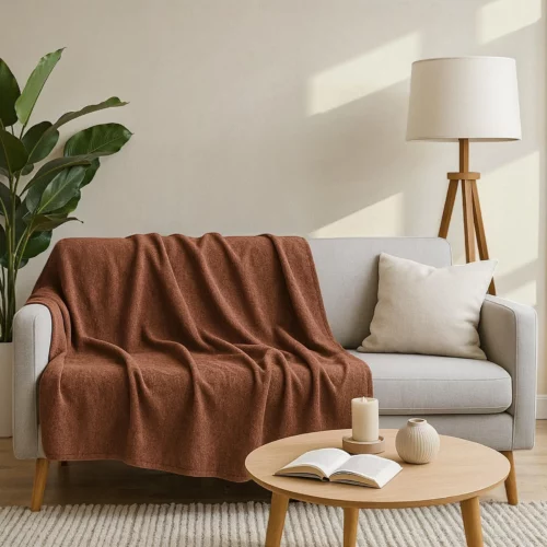 POLYESTER CHENILLE SOFA THROWS