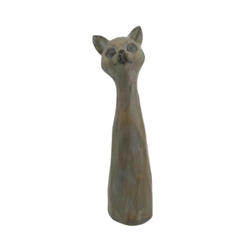 SAGIA DECO CAT POL.BEIGE GREY