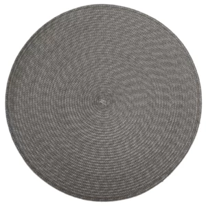 108120C PLACEMAT BRAID ROUND GREY