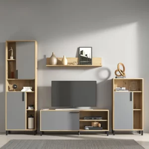 CANTAL Oak Effect Wall Unit