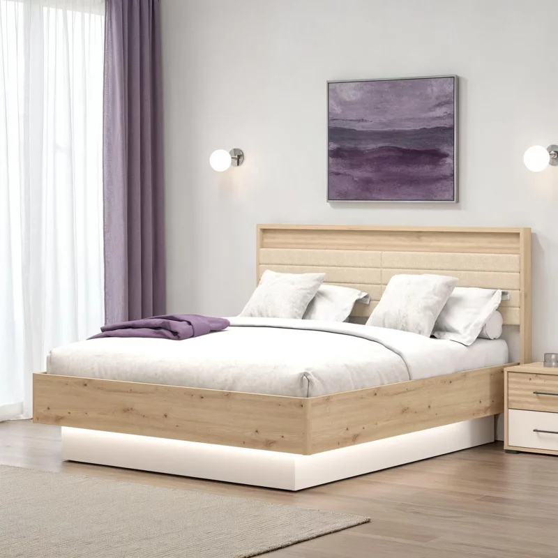 MODENA 5.5FT BED ARTISAN OAK