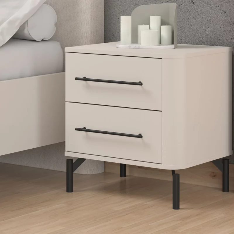 SERDICA NIGHT STAND CASHMERE
