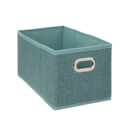 STORAGE BOX 15X31 PETROL LINEN