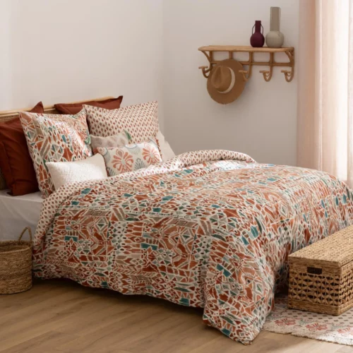 DUVET SET PRINT IKAT 240X220