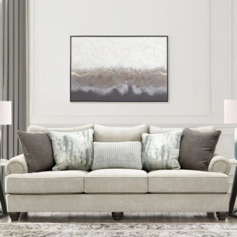 AKINLANE 3 SEATER SOFA BEIGE