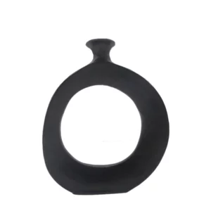 ABSTRACT VASE BLACK