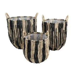 31536 THEROS BSKET SET 3PCS NTRL BLK