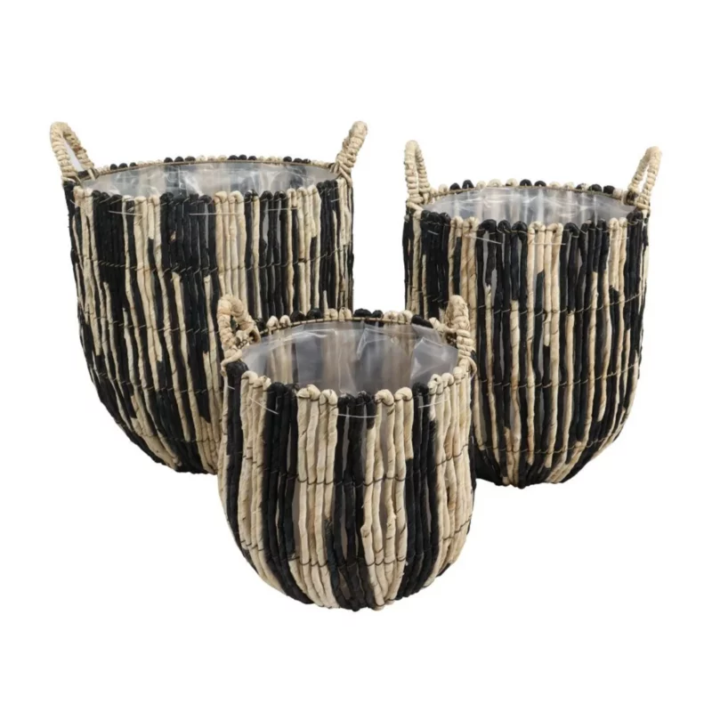 31536 THEROS BSKET SET 3PCS NTRL BLK