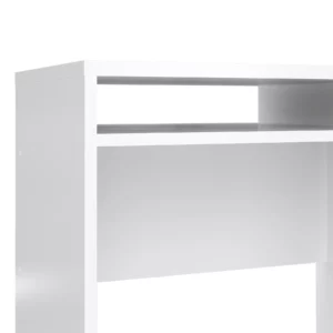 FUNCTION PLUS DESK 1DR WHT GLS