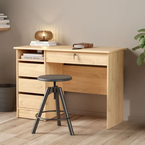 FUNCTION PLUS DESK HICKORY