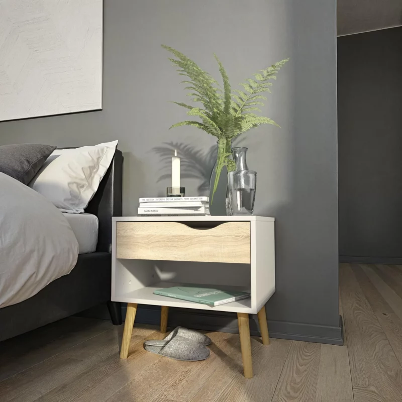 7539449AK OSLO Oak Effect Night Stand
