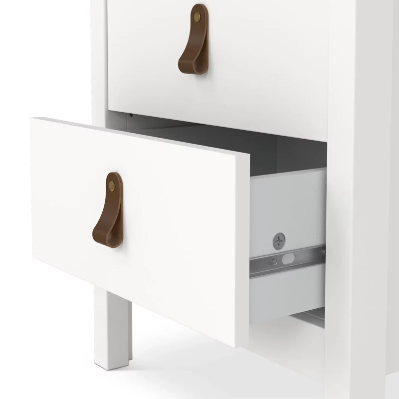 MADRID NIGHTSTAND 2DRW WHITE