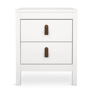 MADRID NIGHTSTAND 2DRW WHITE