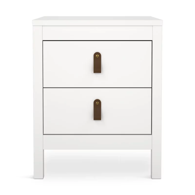 MADRID NIGHTSTAND 2DRW WHITE