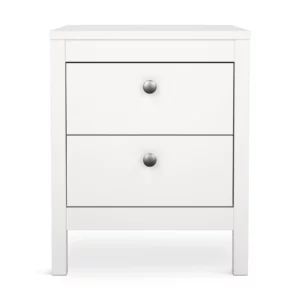 MADRID NIGHTSTAND 2DRW WHITE