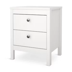 MADRID NIGHTSTAND 2DRW WHITE