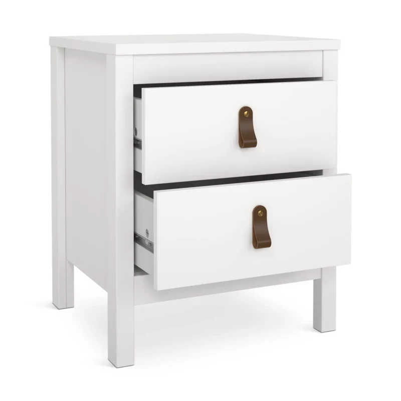 MADRID NIGHTSTAND 2DRW WHITE