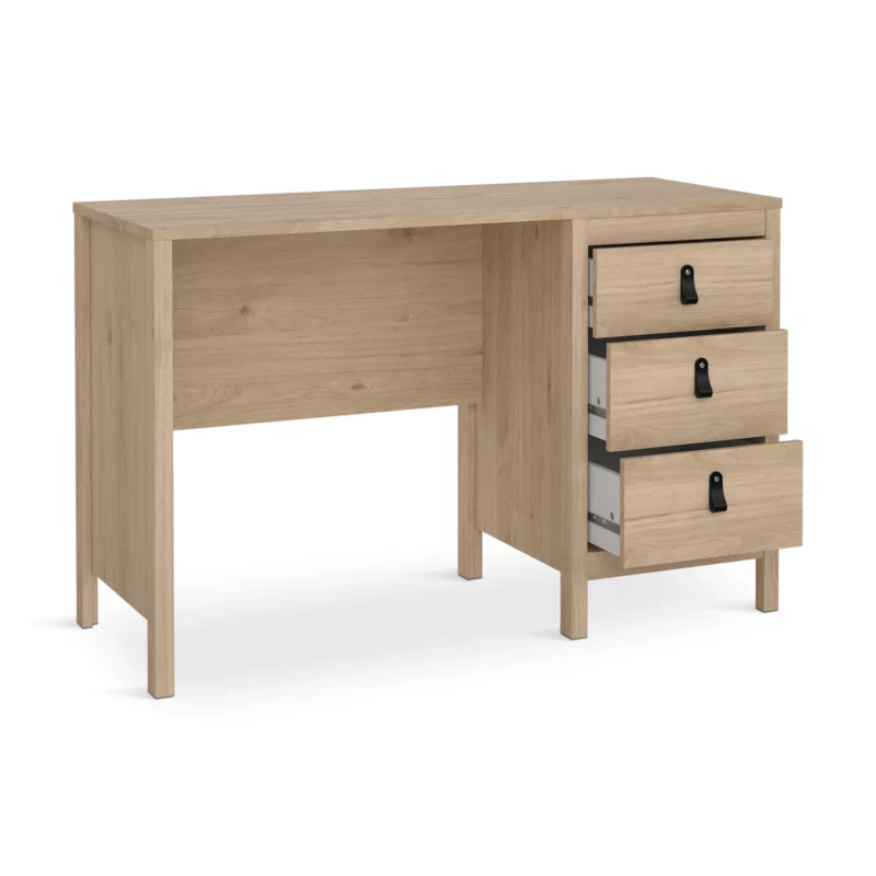 MADRID DESK 3 DRAWERS HICKORY