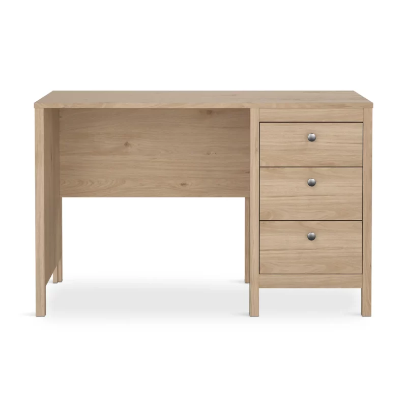 MADRID DESK 3 DRAWERS HICKORY