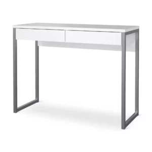 FUNCTION PLUS DESK WHT HIGH GL