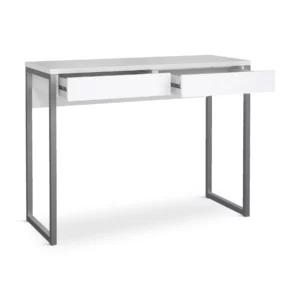 FUNCTION PLUS DESK WHT HIGH GL
