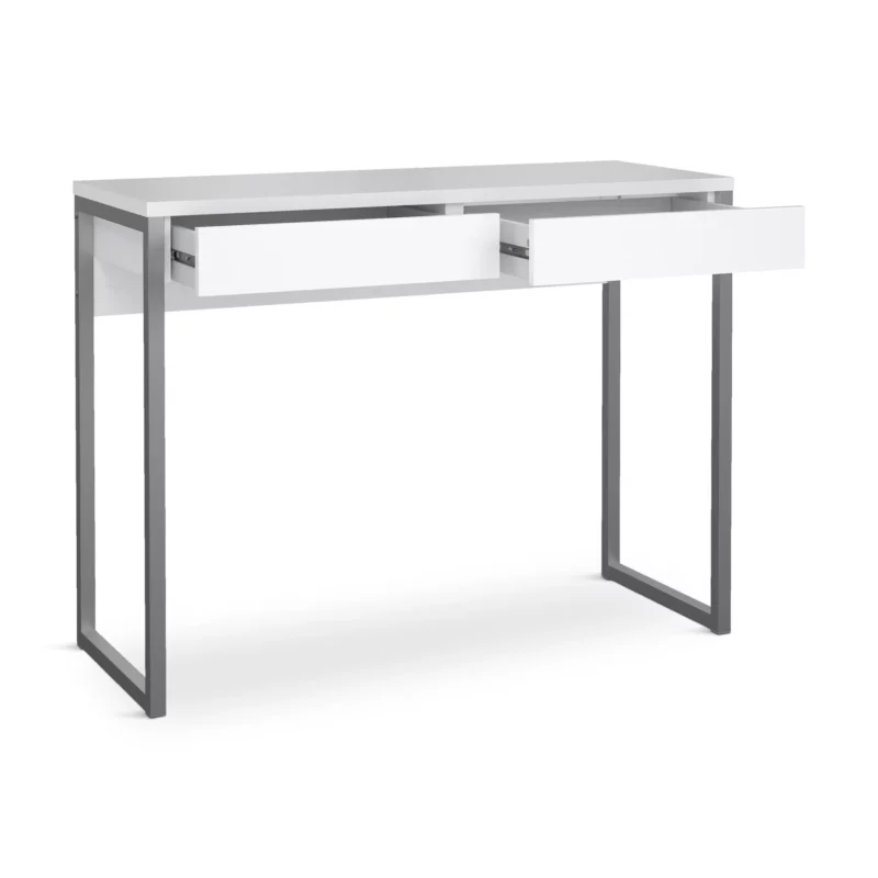 FUNCTION PLUS DESK WHT HIGH GL