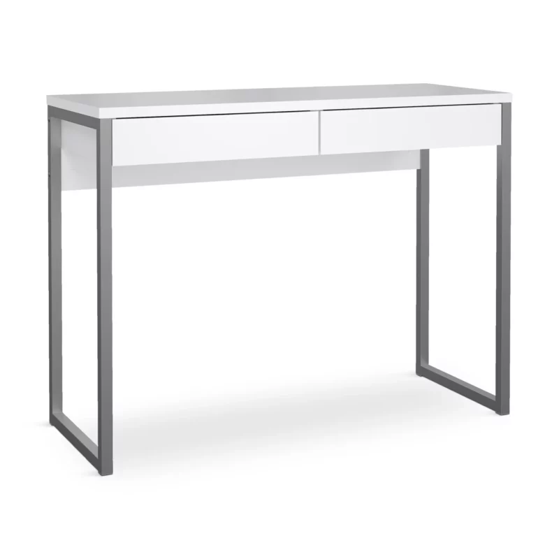 FUNCTION PLUS DESK WHT HIGH GL