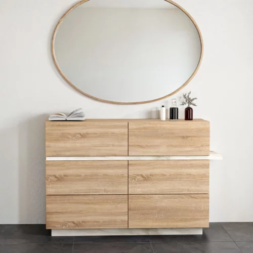 DRESSER NATURAL OAK+K023 MRBL