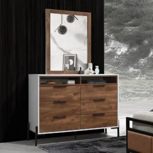 Dresser 6-drawer Mirror