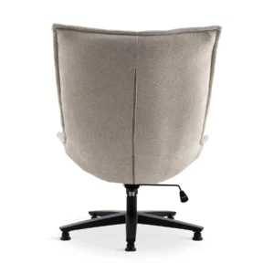 LUNO Beige Swivel Armchair