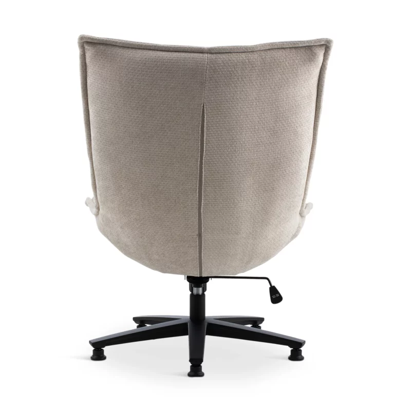 LUNO Beige Swivel Armchair