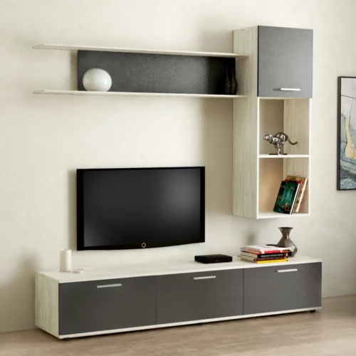 WALLUNIT K083 L.GREY+164 ANTHR
