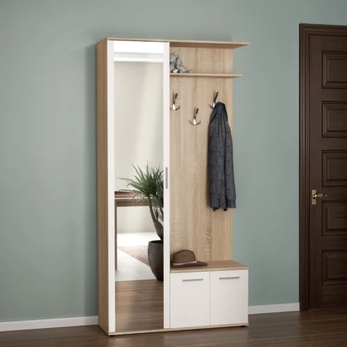 HALLUNIT NATRL OAK+0110 WHT