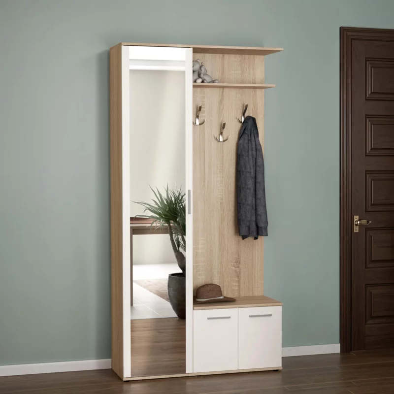 HALLUNIT NATRL OAK+0110 WHT